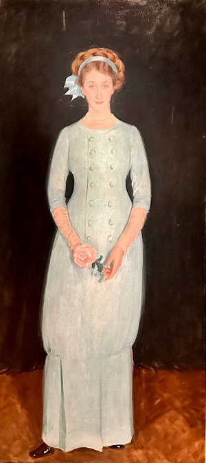 17-Портрет М.Н.Плотниковой. 1910. Холст, масло. Яолславский художественный музей .JPG