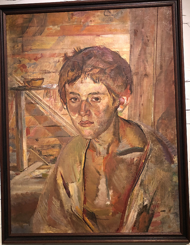 23-Портрет сына. 1926. Холст, смешанная техника. ГТГ.jpg