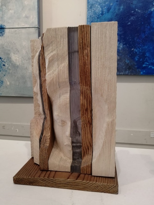 19-Владимир Лобов. Метаморфозы вечернего света. Цветное стекло, дерево. .JPG