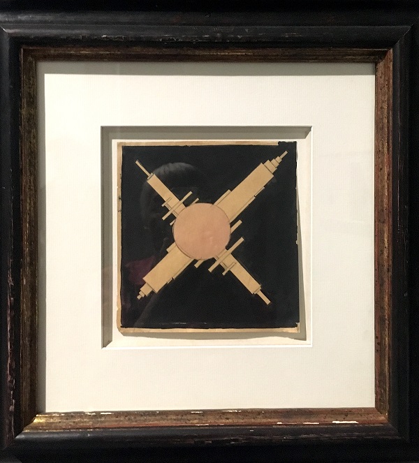 11-Илья Чашник. Симетричный архитектон. 1926. Бумага, карандаш, акварель. Коллекция Иветы и Тамаза Манашеровых .JPG