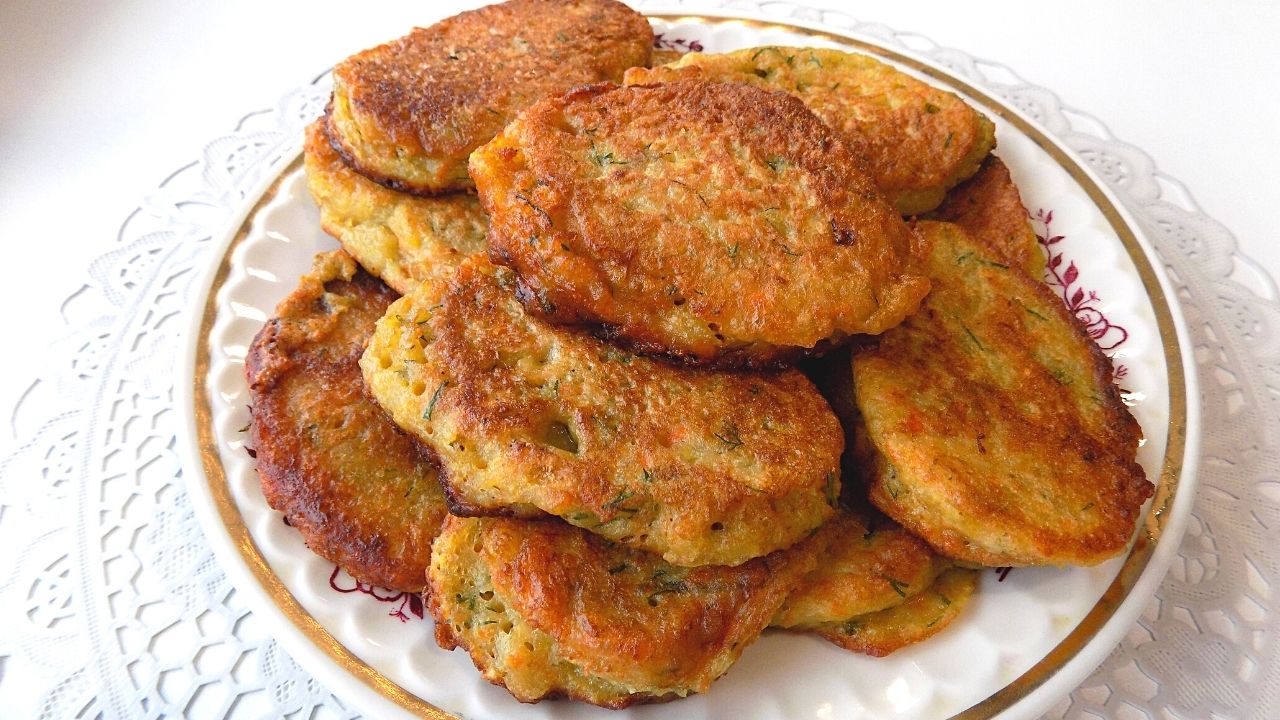 Овощные оладьи