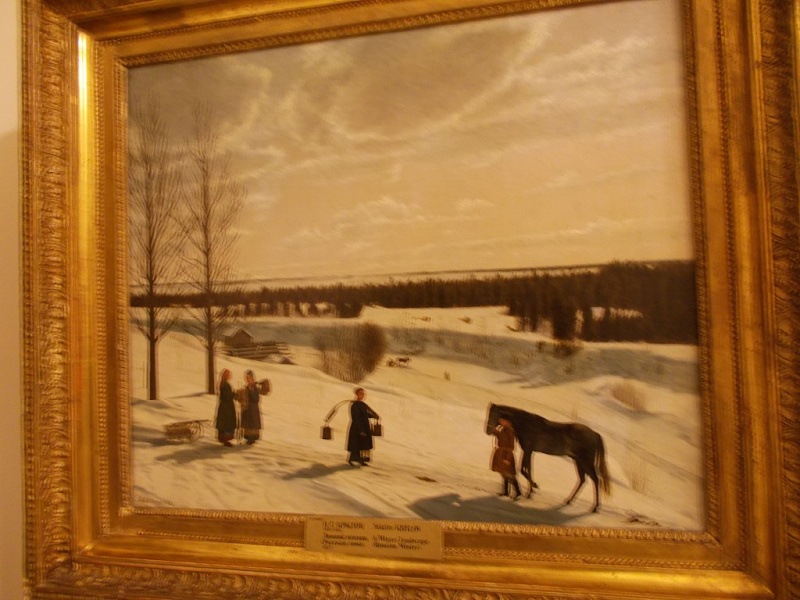 Никифор крылов русская зима описание картины