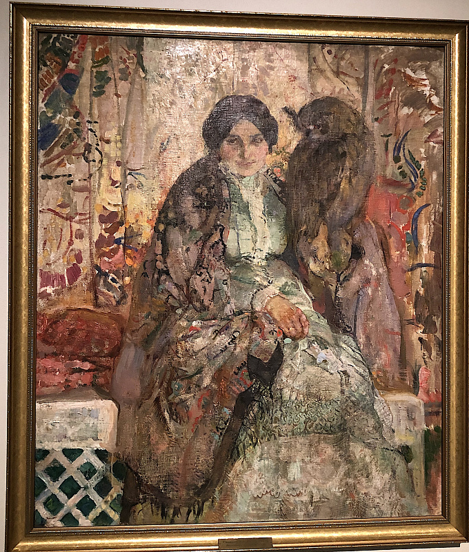 17в-Женщина с филином. 1907. Холст, масло. Саратовский государственный художественный музей им.А.Н.Радищева.jpg